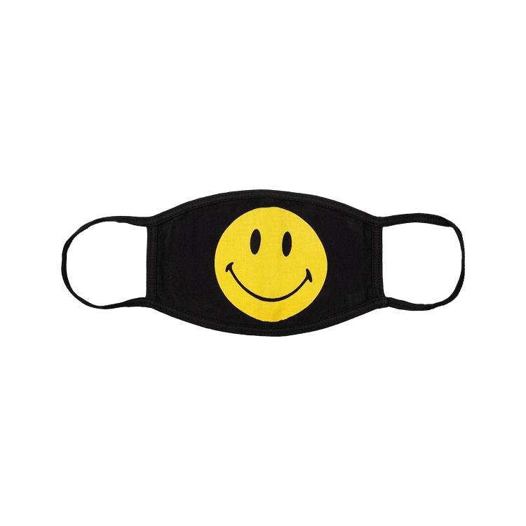 Chinatown Market Smiley Logo Face Mask 'Black' by CHINATOWN MARKET