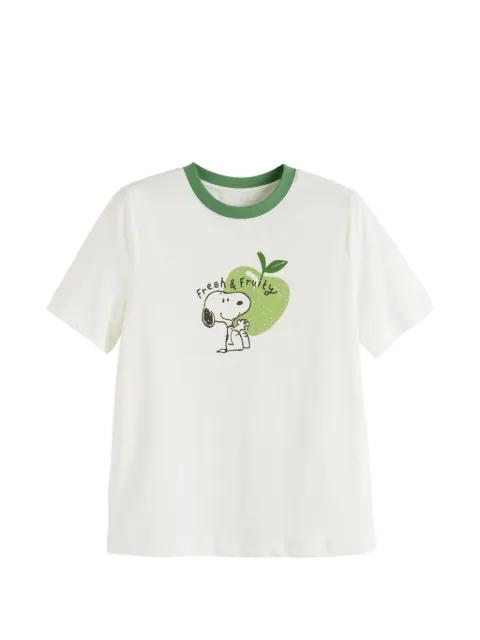 Snoopy Apple graphic T-shirt by CHINTI&PARKER