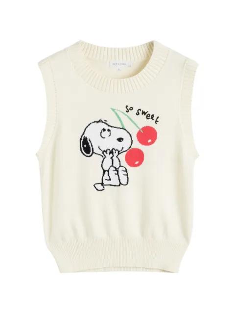 Snoopy sleeveless cotton tank top by CHINTI&PARKER