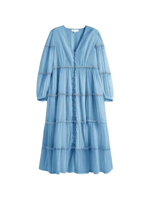 V-neck midi dress by CHINTI&PARKER