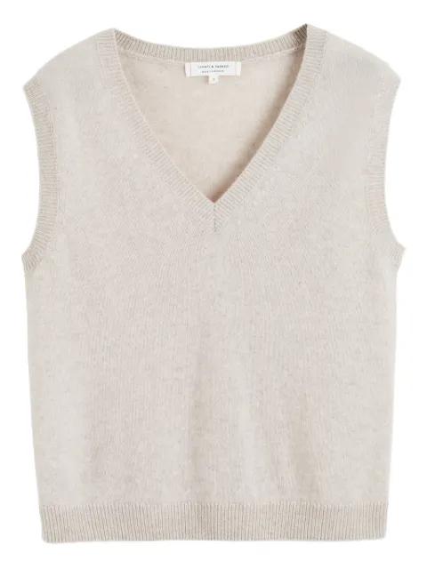 V-neck sleeveless top by CHINTI&PARKER
