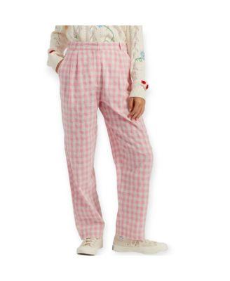 Women s Linen-Blend Gingham Trousers by CHINTI&PARKER