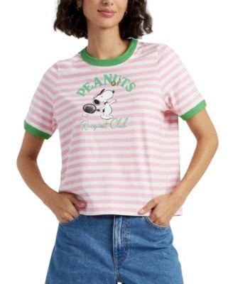 Women's Cotton Peanuts Racquet Club T-Shirt by CHINTI&PARKER