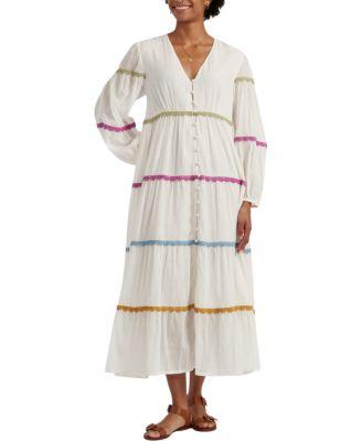 Women's Cotton Rainbow Scallop Dress by CHINTI&PARKER
