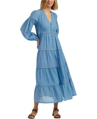 Women's Cotton Rainbow Scallop Dress by CHINTI&PARKER