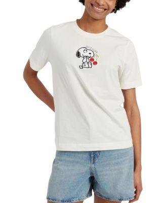 Women's Cotton Snoopy Cherry T-Shirt by CHINTI&PARKER