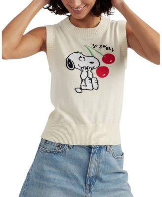 Women's Cotton Snoopy Cherry Tank by CHINTI&PARKER