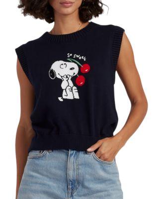 Women's Cotton Snoopy Cherry Tank by CHINTI&PARKER