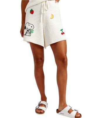 Women's Cotton Snoopy Crochet Shorts by CHINTI&PARKER