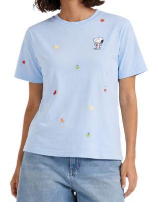 Women's Cotton Snoopy Fruit T-Shirt by CHINTI&PARKER