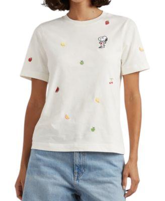Women's Cotton Snoopy Fruit T-Shirt by CHINTI&PARKER