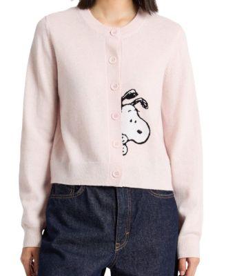 Women's Wool-Cashmere Sneeky Snoopy Cardigan by CHINTI&PARKER