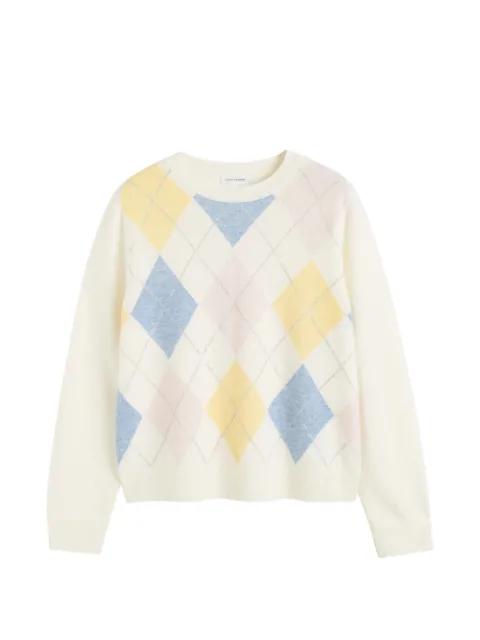 argyle wool sweater by CHINTI&PARKER