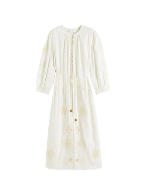 broderie midi dress by CHINTI&PARKER