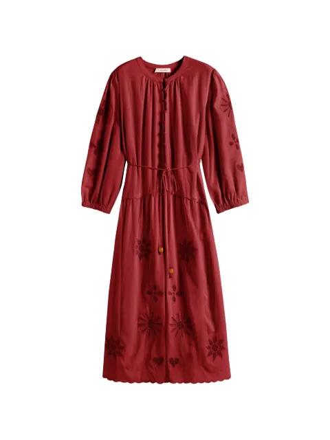 broderie midi dress by CHINTI&PARKER