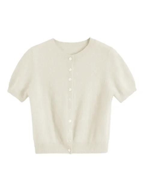 brushed-finish button-fastening cardigan by CHINTI&PARKER