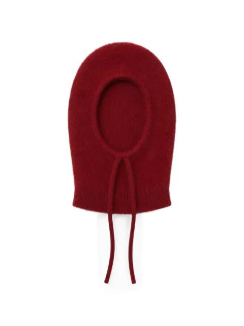 brushed-knit drawstring balaclava by CHINTI&PARKER