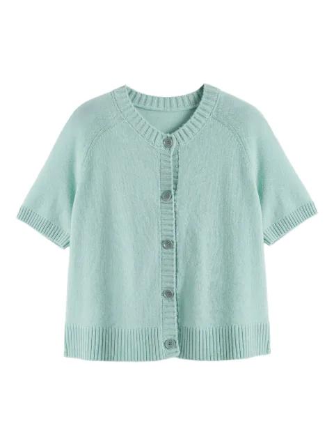 button-up short-sleeve cardigan by CHINTI&PARKER