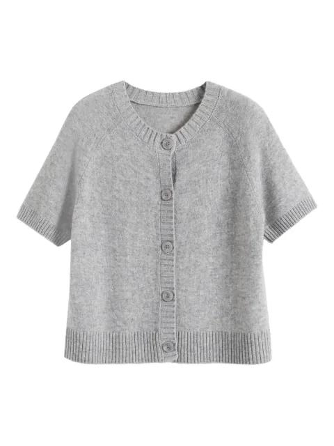 button-up short-sleeve cardigan by CHINTI&PARKER