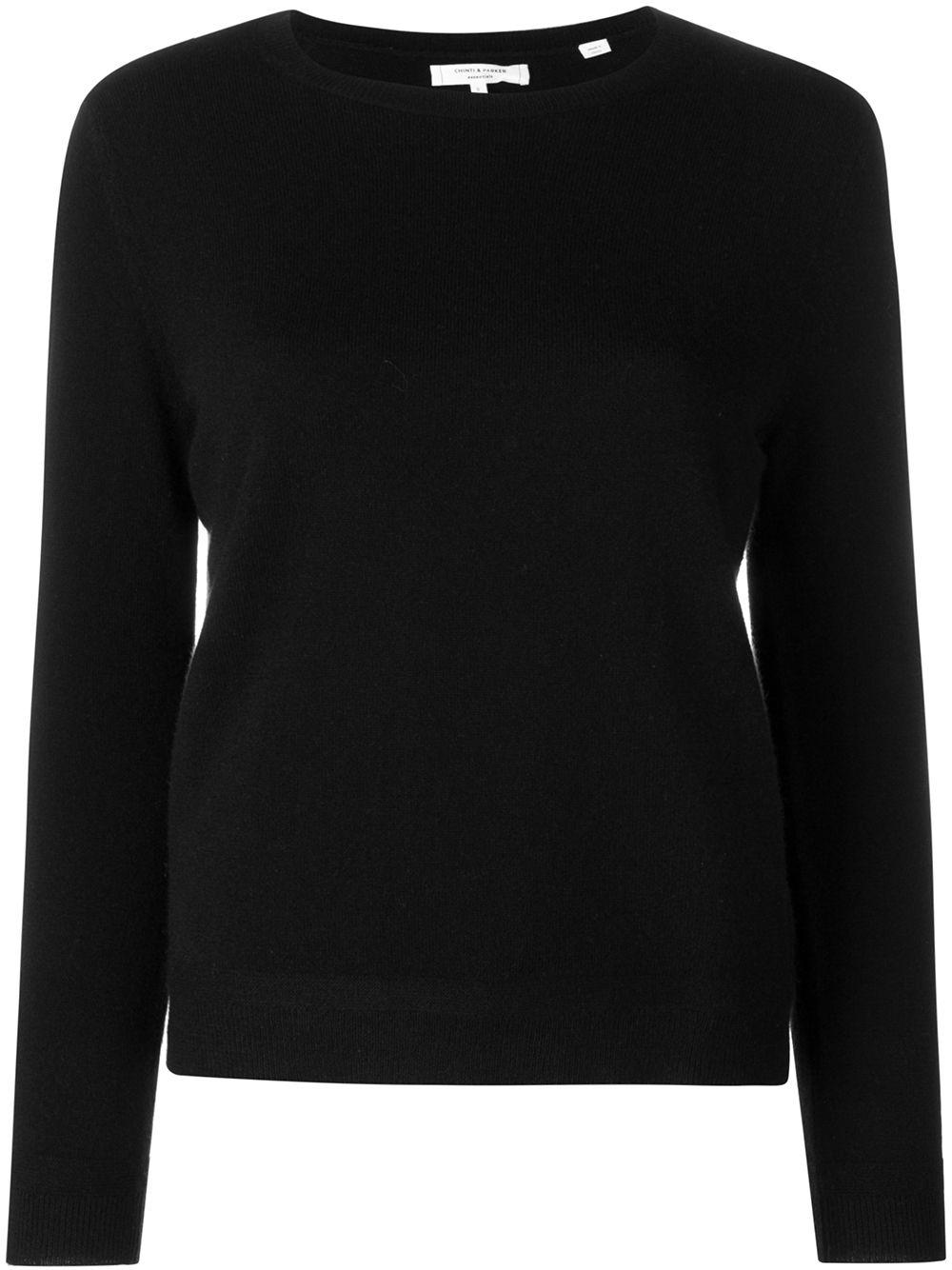 crew-neck cashmere sweater by CHINTI&PARKER