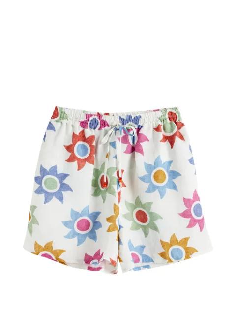 elasticated-waistband printed shorts by CHINTI&PARKER