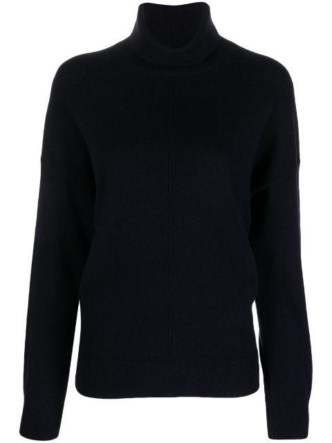 high-neck long-sleeves knit sweater by CHINTI&PARKER