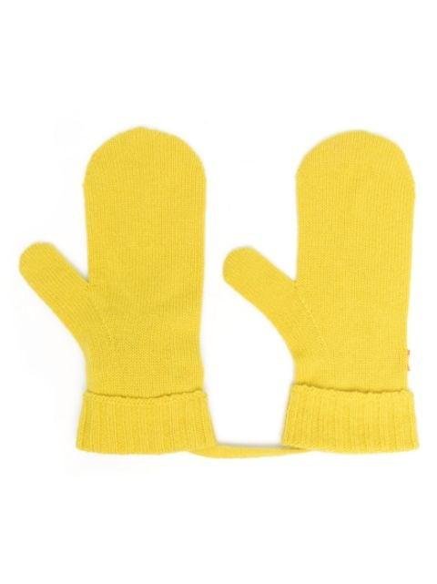 logo-embroidered mittens by CHINTI&PARKER