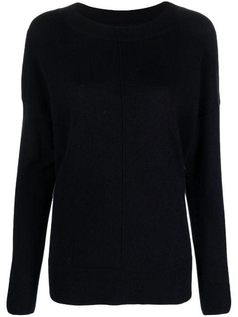long-sleeve fine-knit sweater by CHINTI&PARKER