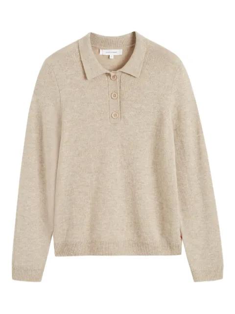 long-sleeved polo sweater by CHINTI&PARKER