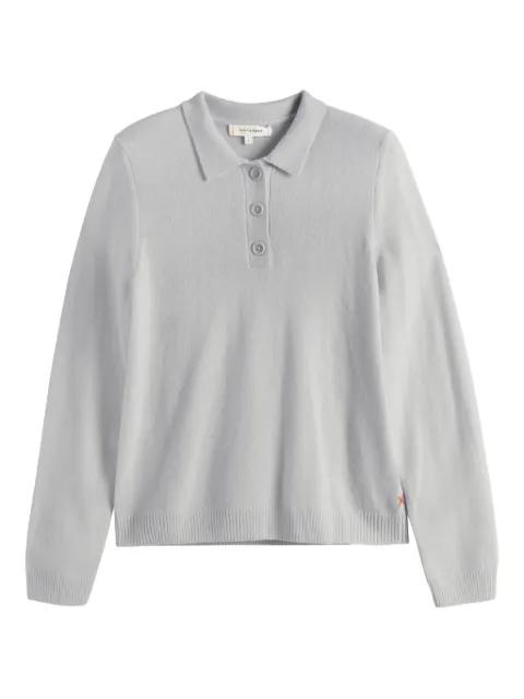 long-sleeved polo sweater by CHINTI&PARKER