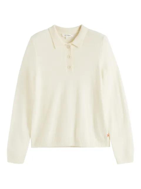 long-sleeved polo sweater by CHINTI&PARKER