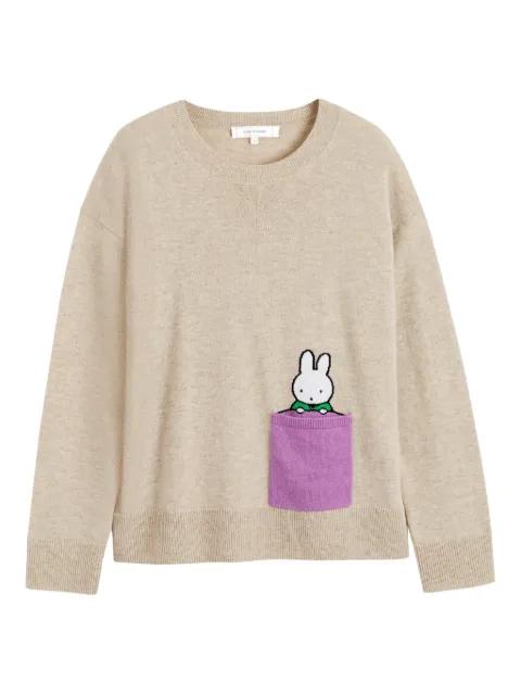 pocket miffy sweater by CHINTI&PARKER