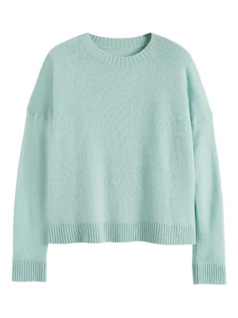 ribbed-hem relaxed-fit sweater by CHINTI&PARKER