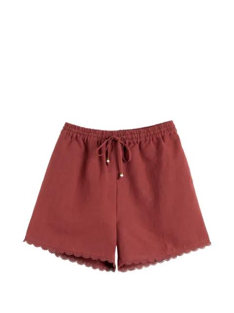 scallop-trim shorts by CHINTI&PARKER