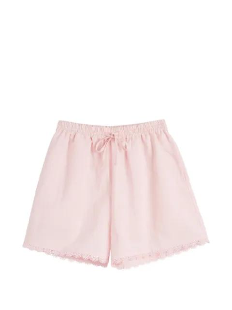scallop-trim shorts by CHINTI&PARKER
