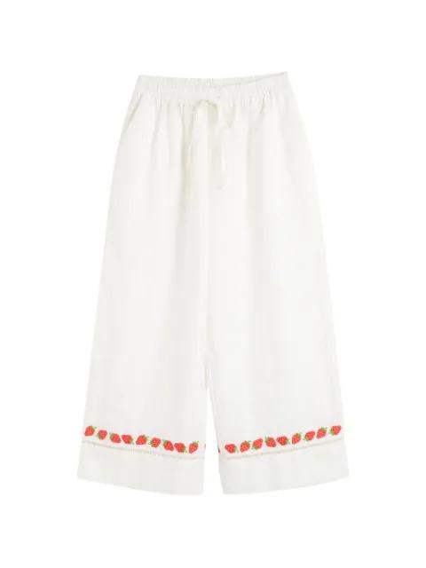 strawberry trousers by CHINTI&PARKER