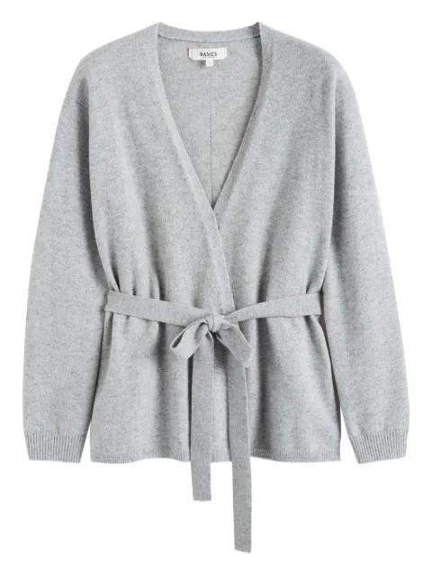 wrap-style tie-fastening cardigan by CHINTI&PARKER