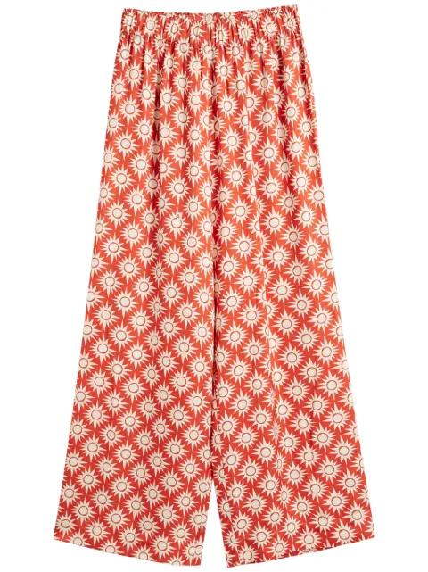 x Laura Whitmore printed trousers by CHINTI&PARKER
