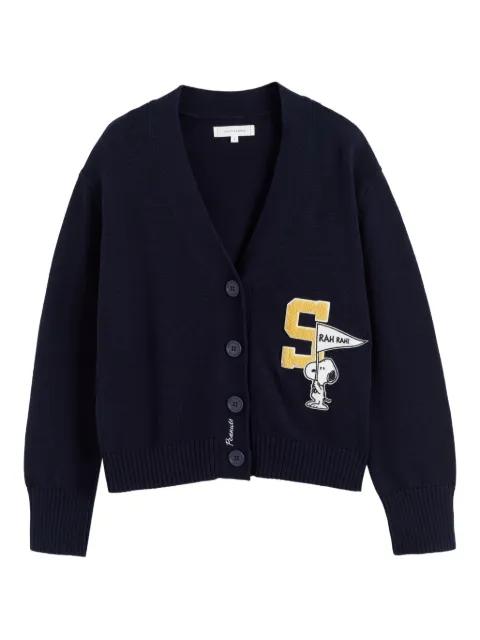 x Peanuts Snoopie varsity cardigan by CHINTI&PARKER