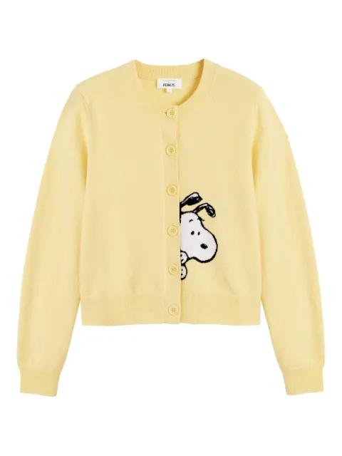x Peanuts Snoopy Peekabow cardigan by CHINTI&PARKER