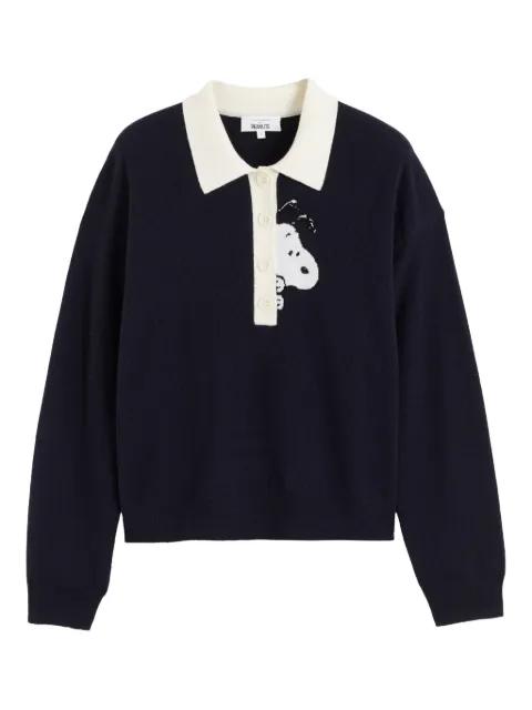 x Peanuts Snoopy Peekabow polo shirt by CHINTI&PARKER
