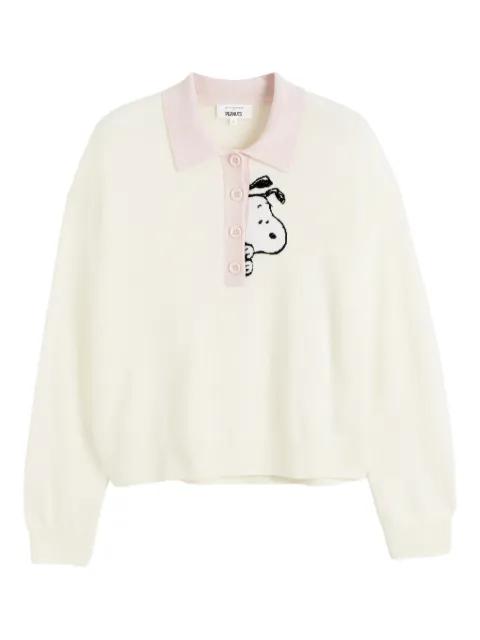x Peanuts Snoopy Peekabow polo shirt by CHINTI&PARKER