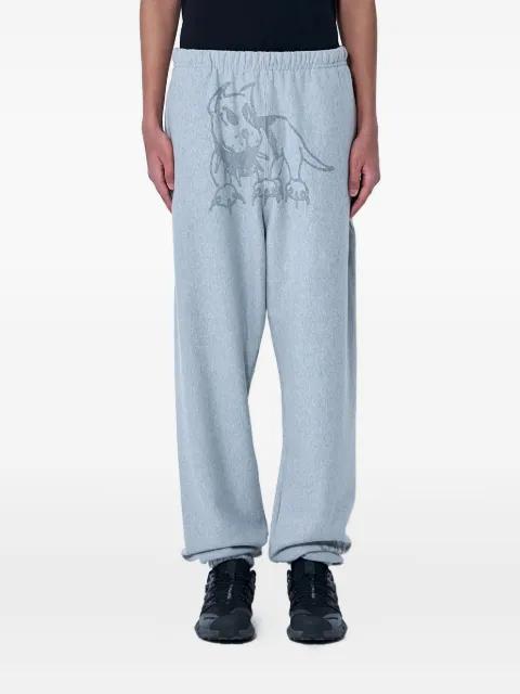 graphic-print cotton track pants by CHITE