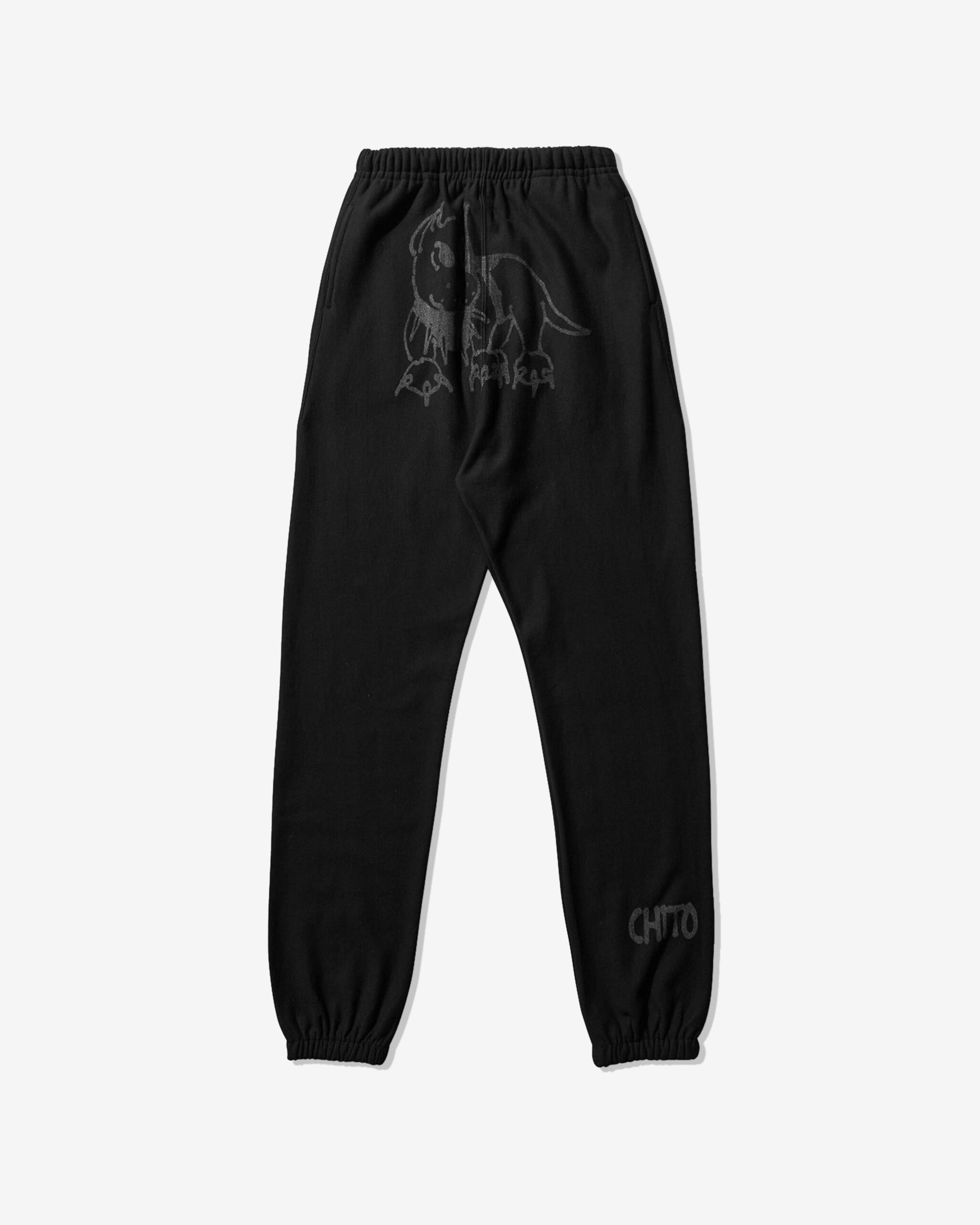 Chito - Men's Reflective Guard Pup Sweatpants - (Black) by CHITO