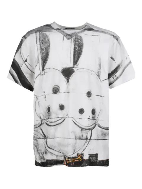 Dust SS printed crew-neck T-shirt by CHITO