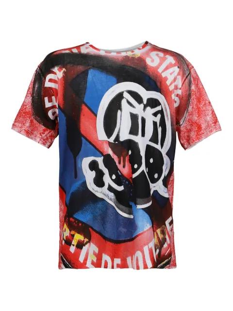 graphic-print short-sleeve T-shirt by CHITO