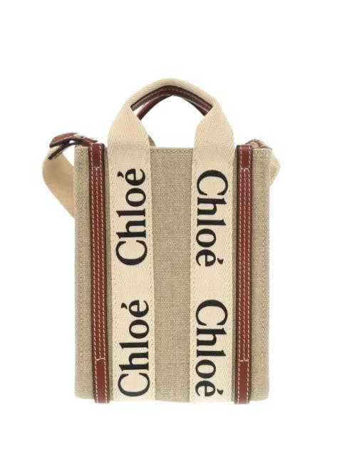 2002-2025 Mini Canvas Woody North South Tote satchel by CHLOE 