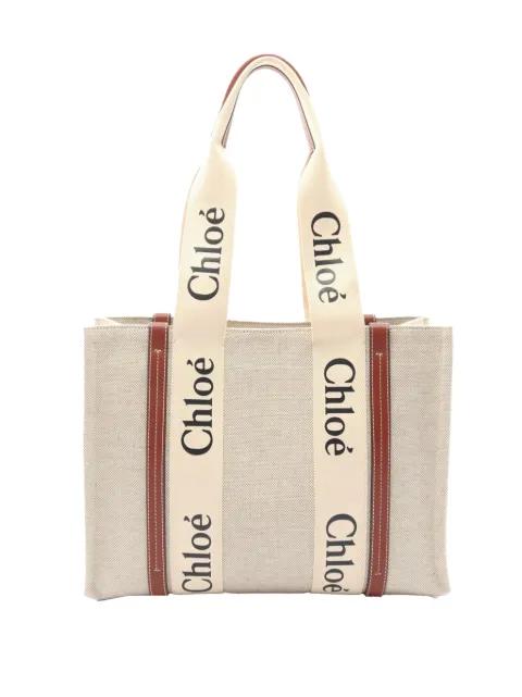 2010-2026 Medium Woody Canvas tote bag by CHLOE 