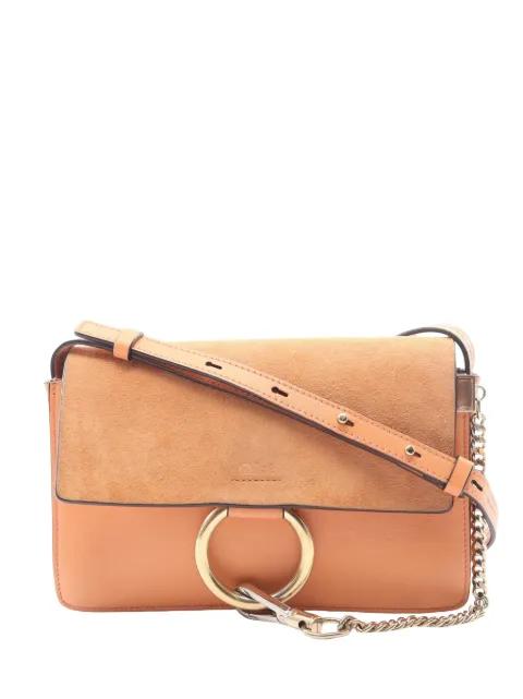 2010-2026 Small Suede and Calfskin Faye crossbody bag by CHLOE 