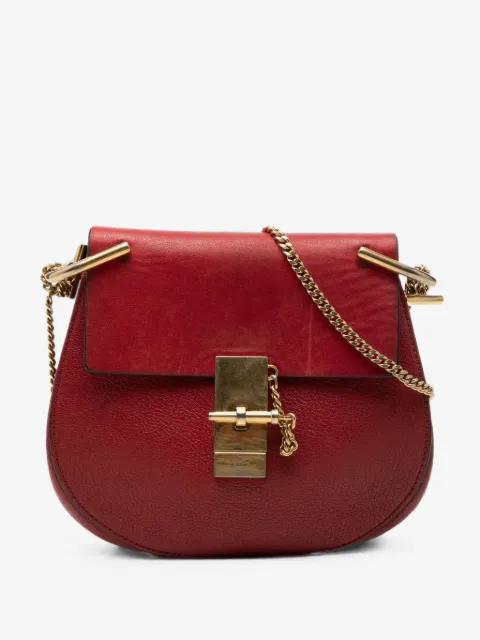 2014 Small Smooth and Grained Calfskin Drew crossbody bag by CHLOE 